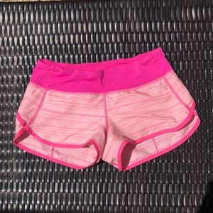 Lululemon speed shorts